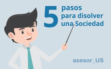 La disolución de la sociedad deberá formalizarse mediante escritura pública ante notario e inscribirse e el Registro Mercantil